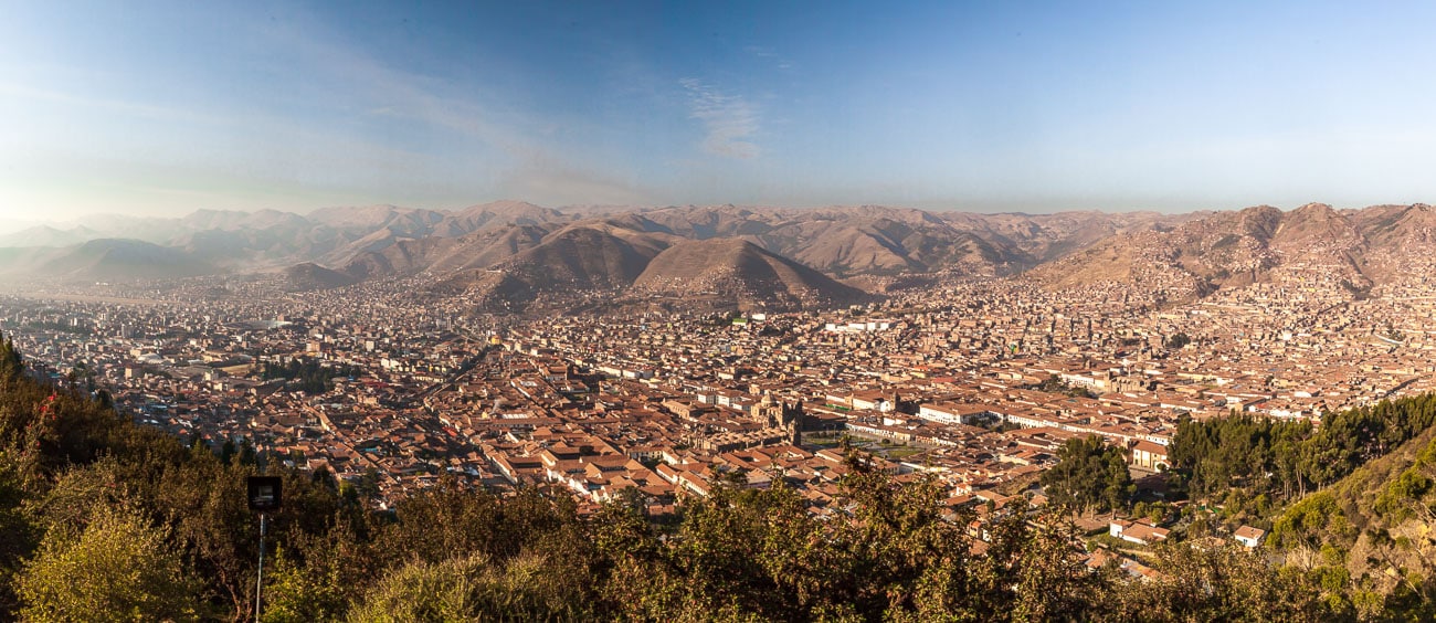 Cusco ciudad desde arriba