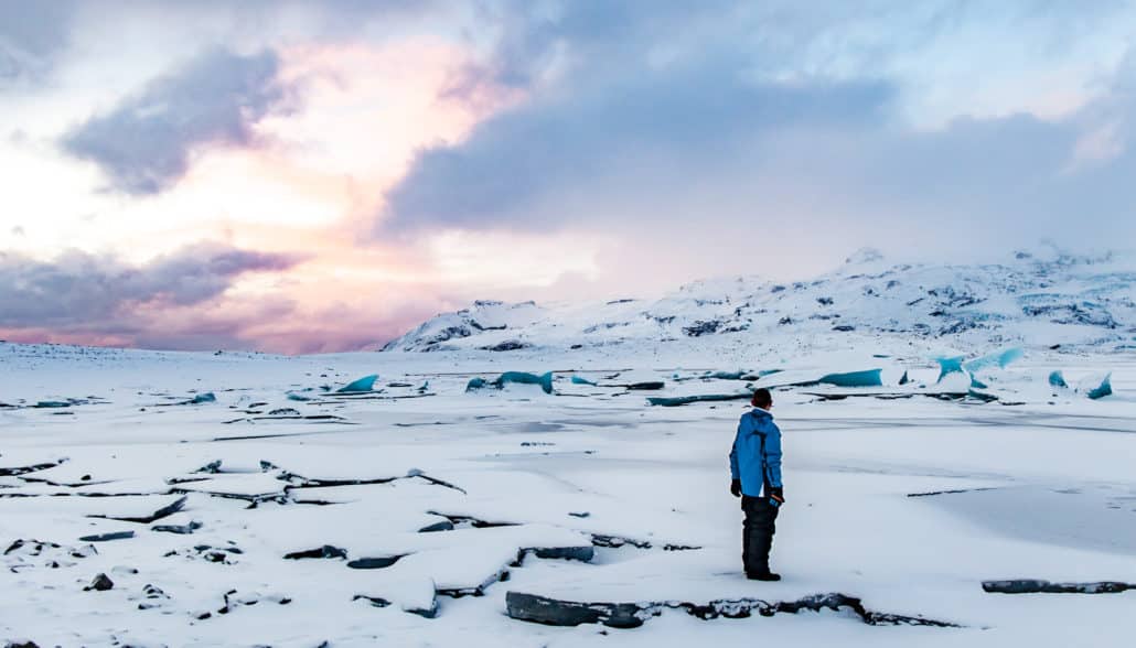 Fotografía de invierno de Islandia