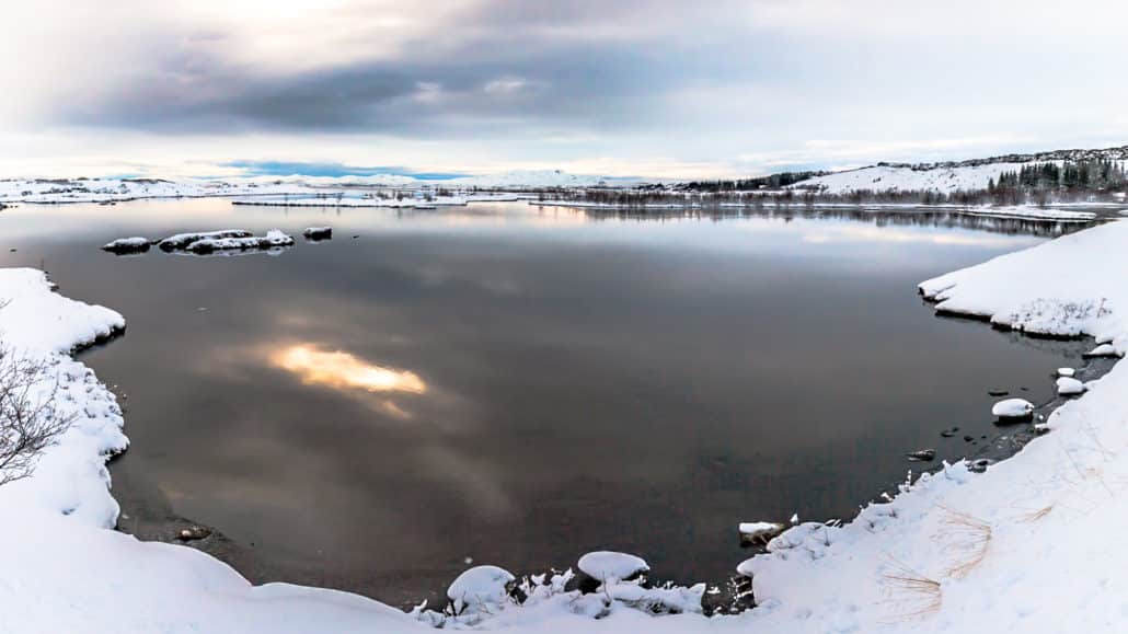 Fotografía de invierno de Islandia